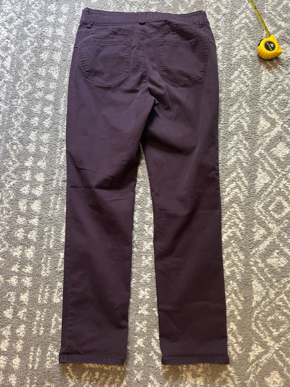 Democracy Straight-Leg Jeans in Deep Plum size 10 (Y100) - Picture 10 of 11